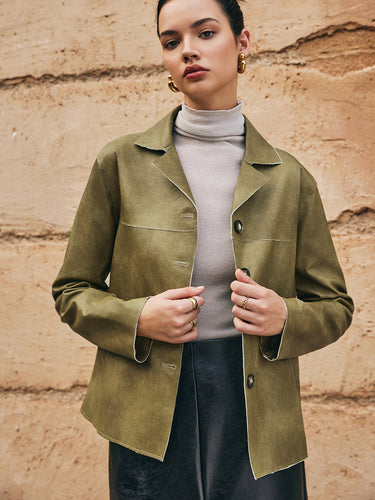 Amarae | PU-Leather Straight Jacket