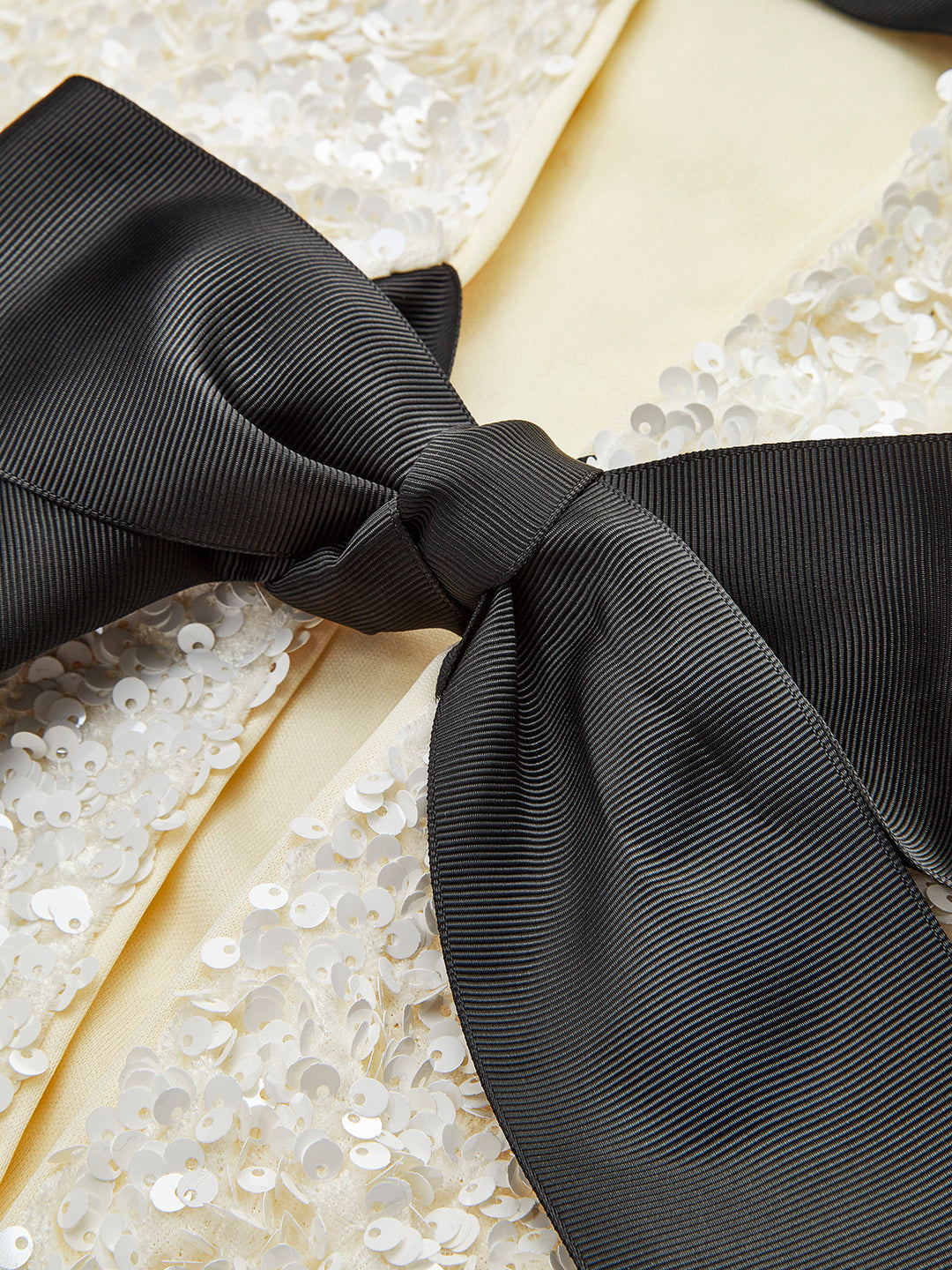 Lune London | Velvet Bow Decor Jacket