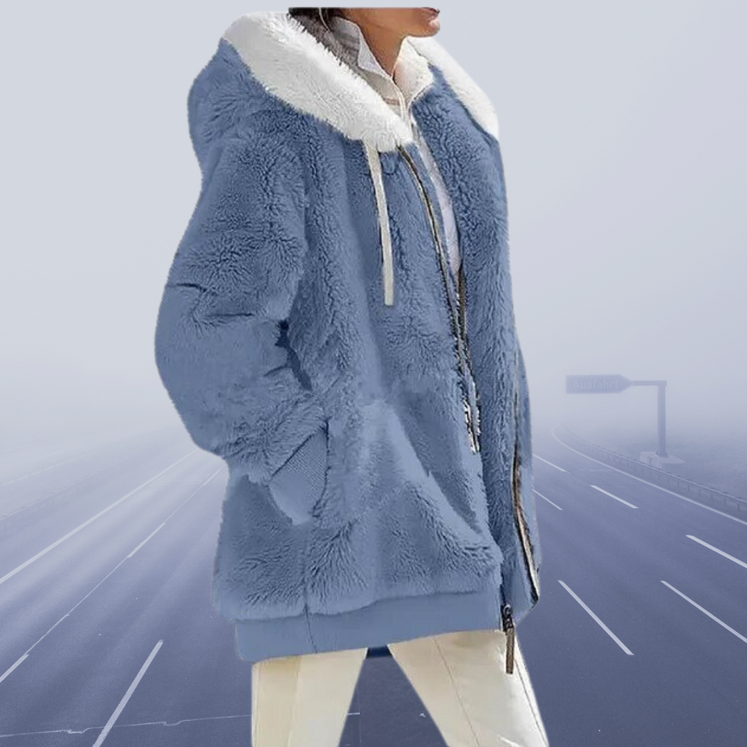 Lune London | Oversized Teddy Jacket for Women Comfortable and Warm Winter Coat