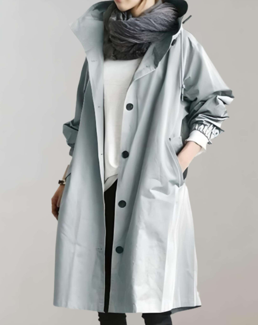 Amarae | Warmer Trench Coat with Hood