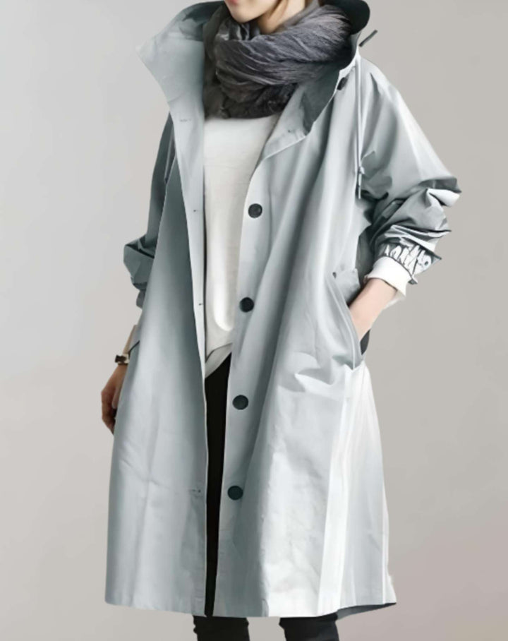 Amarae | Warmer Trench Coat with Hood