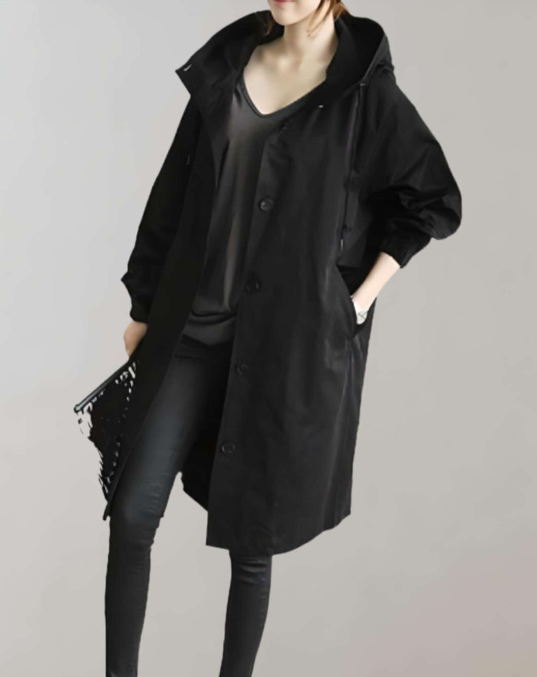Amarae | Warmer Trench Coat with Hood
