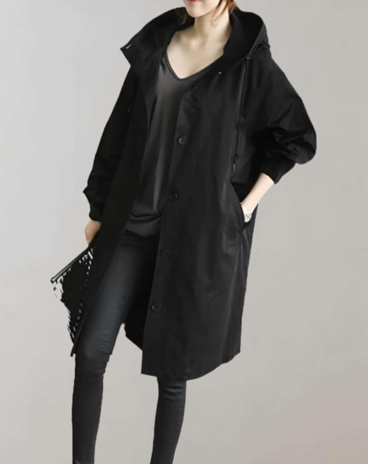 Amarae | Warmer Trench Coat with Hood