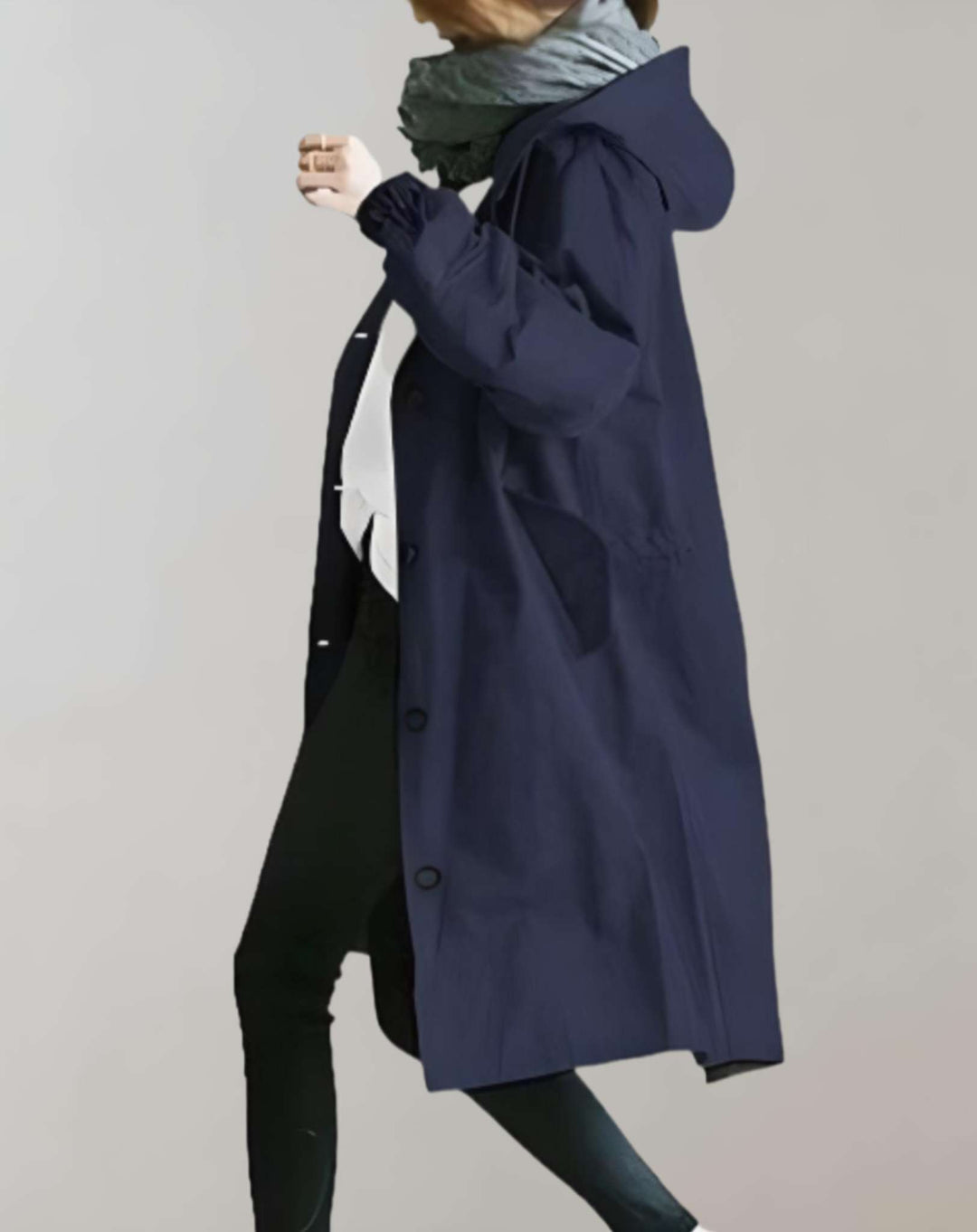 Amarae | Warmer Trench Coat with Hood