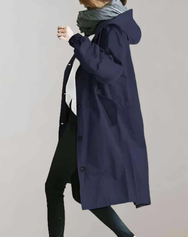 Amarae | Warmer Trench Coat with Hood