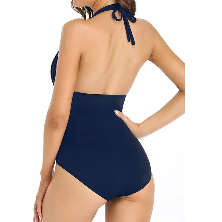 Lune London | Shaping Swimsuit with Push-Up Bikini Top and V-Neck for Women
