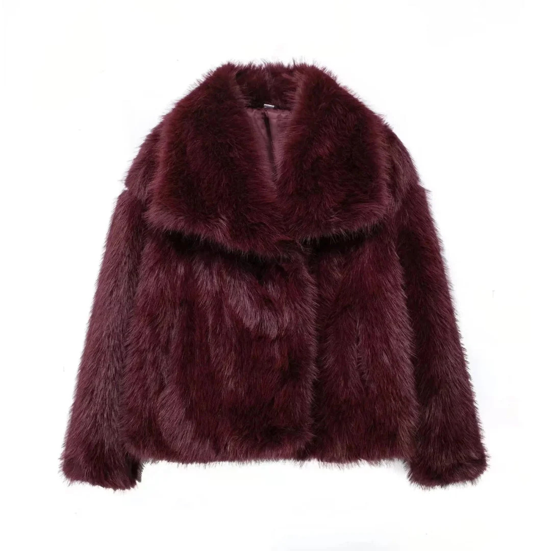 Amarae | Elegant Faux Fur Jacket