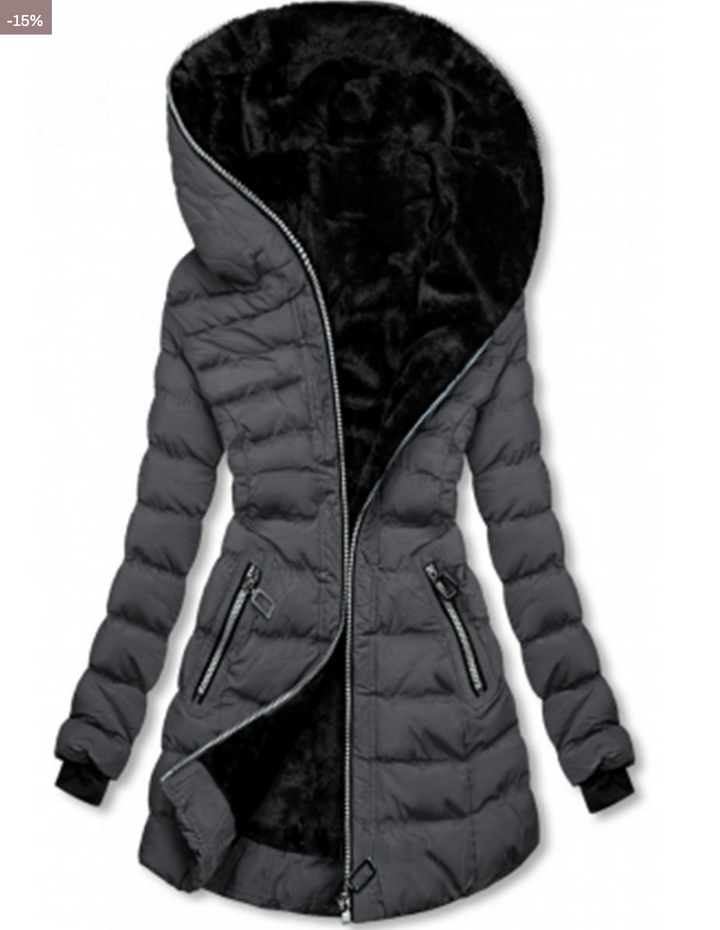 Lune London | quilted jacket with warm fleece lining