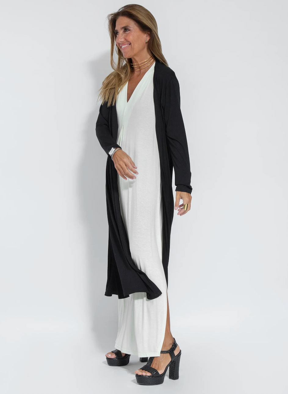Lune London | Set with Long, Slimming Dress and Vest