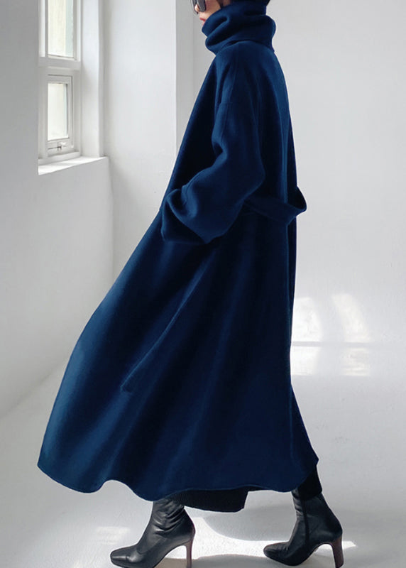 Amarae | Sawtooth Tie Long Sleeve Wool Coats
