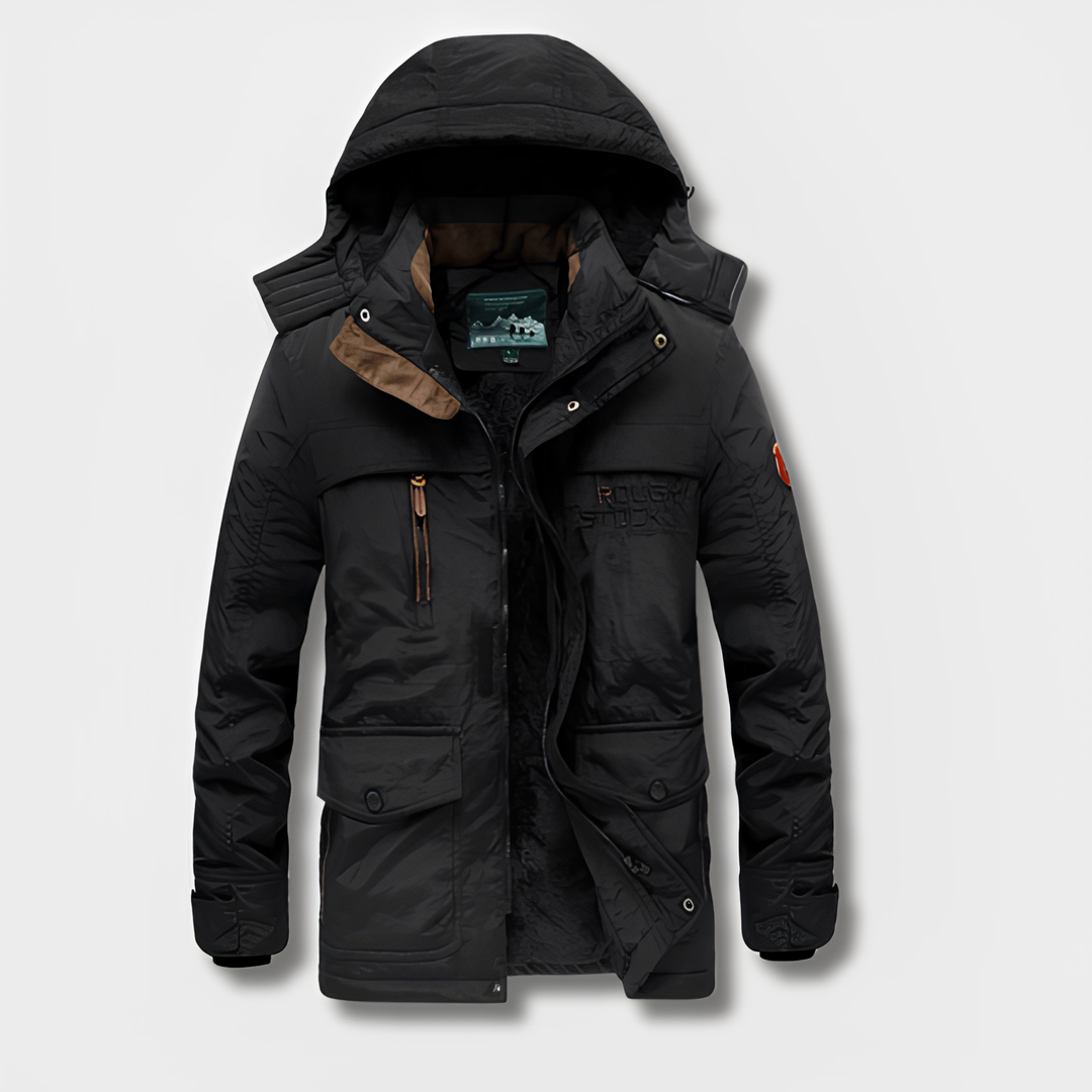 Amarae | Military-inspired winter jacket with hood