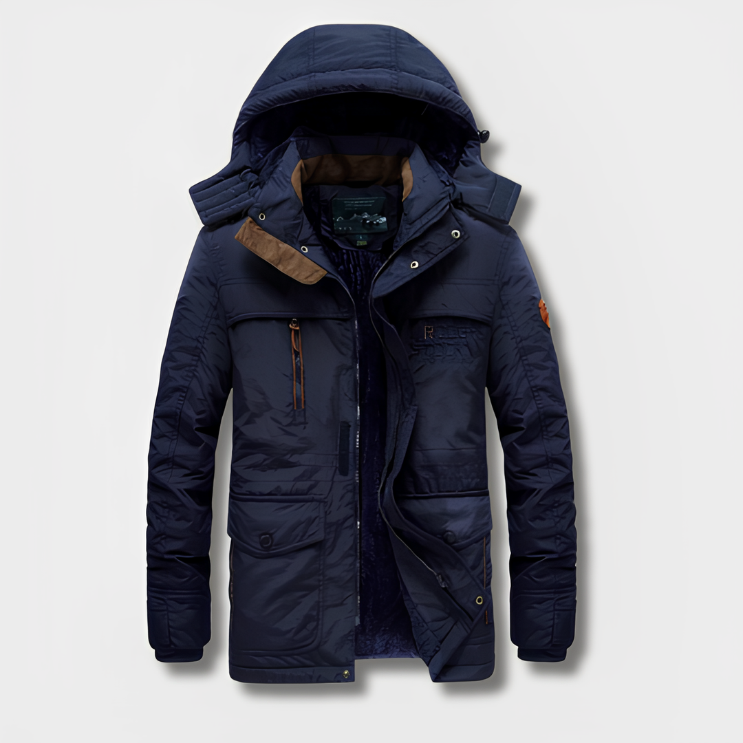 Amarae | Military-inspired winter jacket with hood