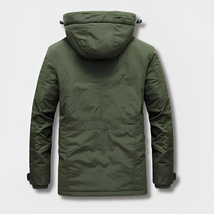 Amarae | Military-inspired winter jacket with hood