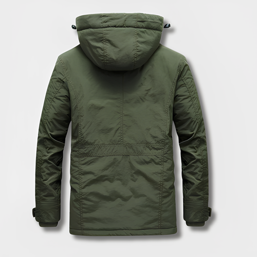 Amarae | Military-inspired winter jacket with hood