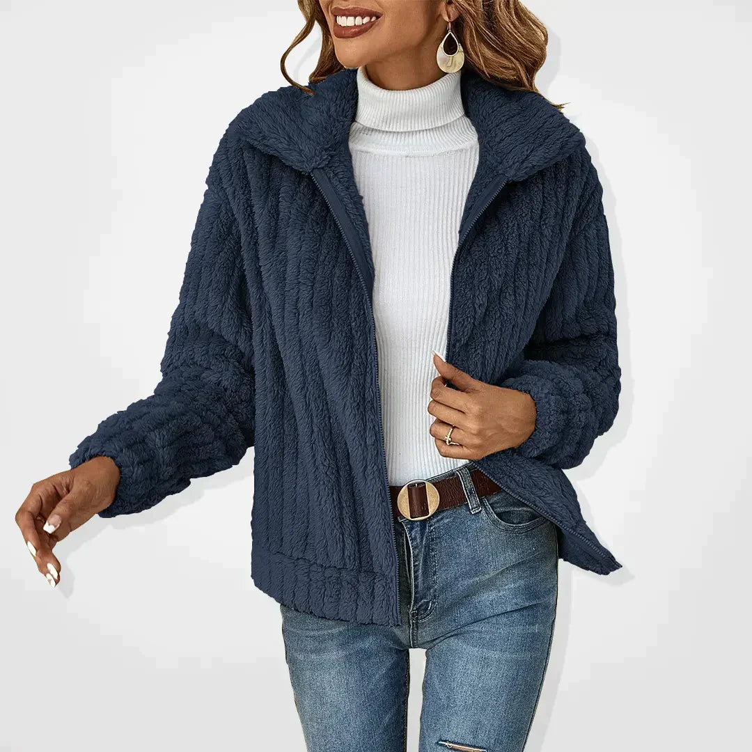 Amarae | Vest with teddy fur