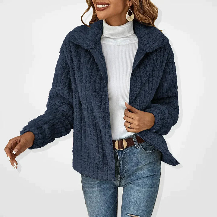 Amarae | Vest with teddy fur