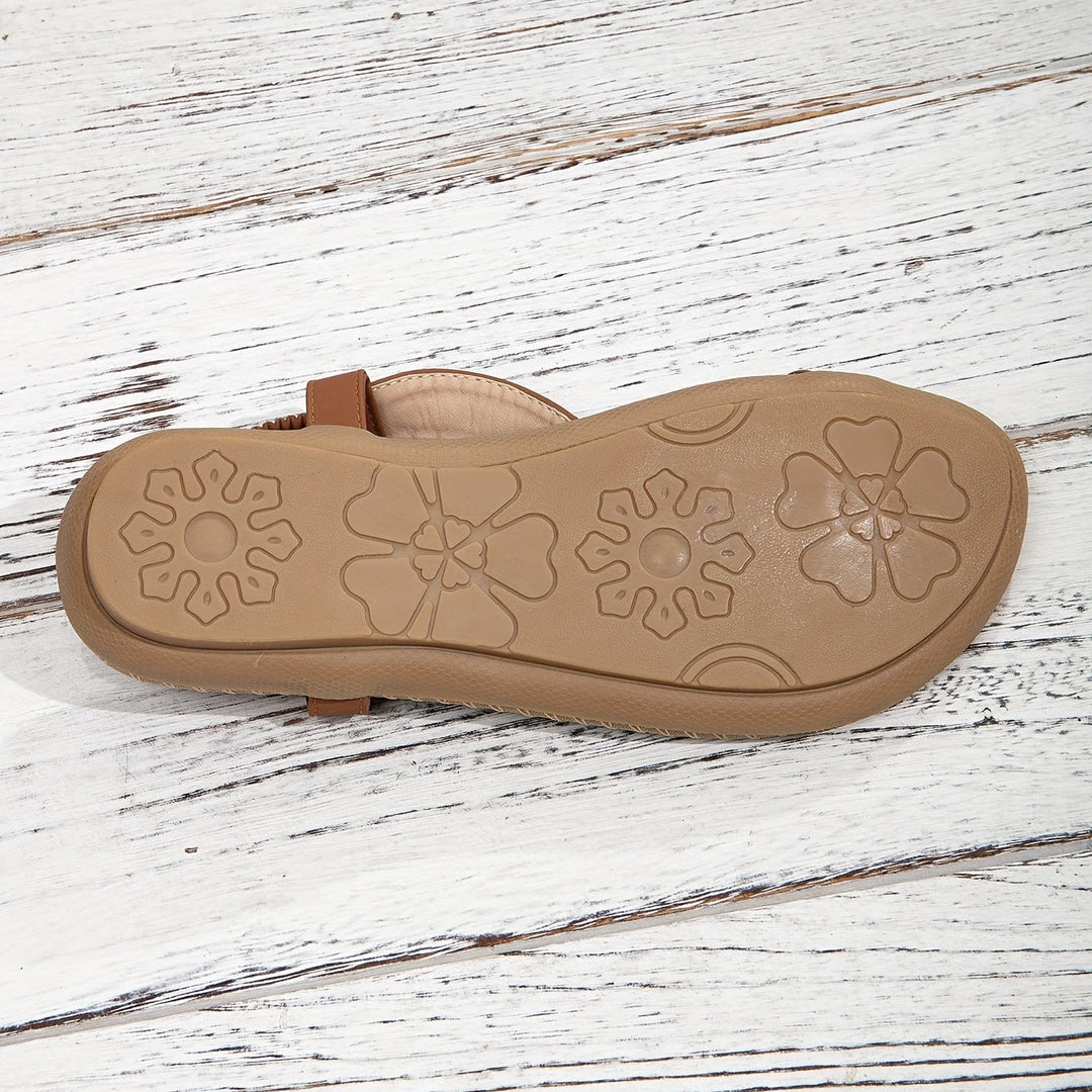 Lune London | Sandals Flat Elastic Ankle Orthopedic Sandals Women's Sandals