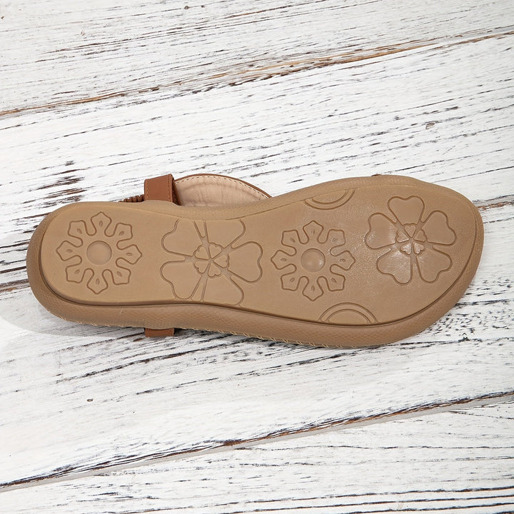 Lune London | Sandals Flat Elastic Ankle Orthopedic Sandals Women's Sandals
