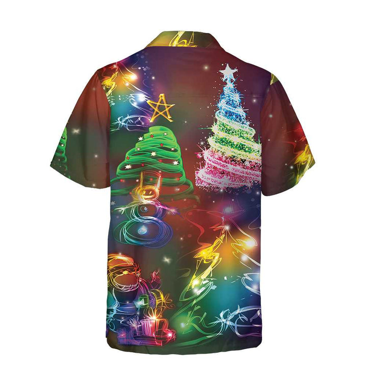 Lune London | Helle Nacht Merry Christmas Hawaiian shirt, 3D Christmas Tree T-shirt, Best gift for Christmas