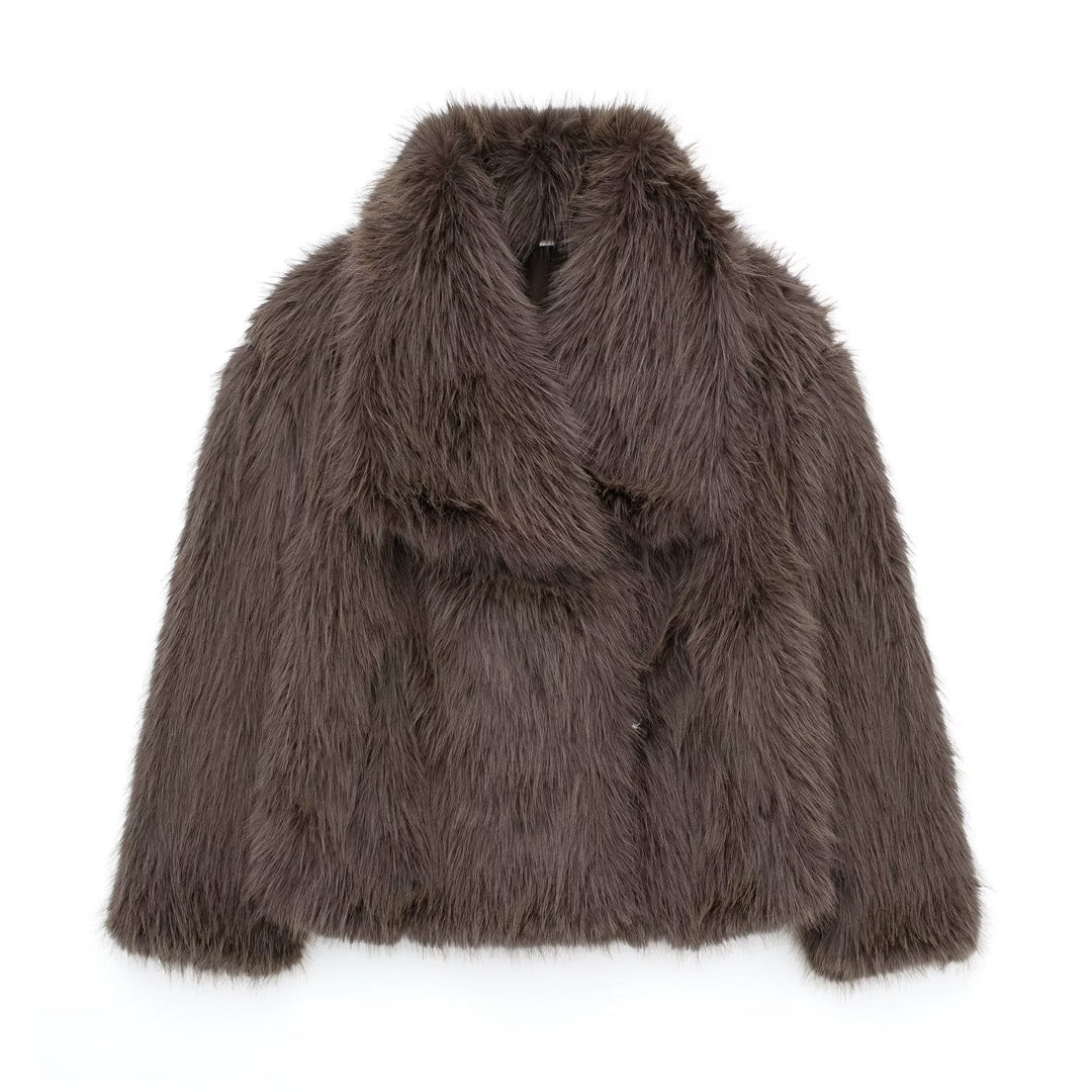 Amarae | Elegant Faux Fur Jacket