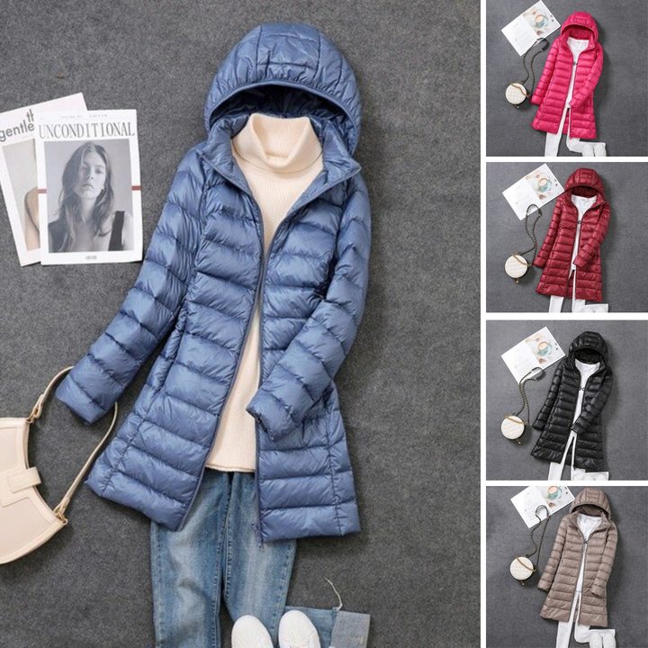 Amarae | Ultra-Light Packable Long Puffer Coat