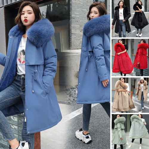 Amarae | 2024 Longer New Coat with Hood and Soft Collar
