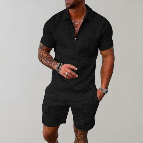 Amarae | Polo and shorts set for men