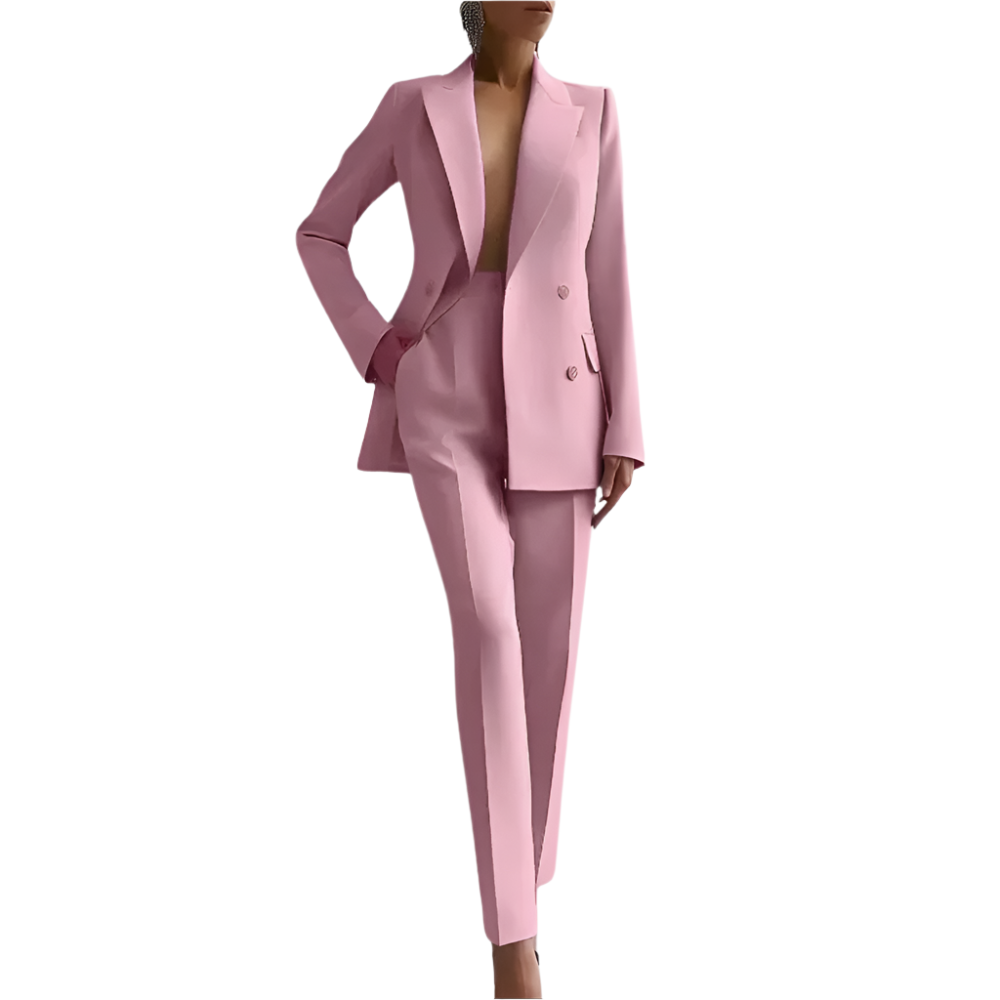 Lune London | Elegant Double-breasted Suit for Women