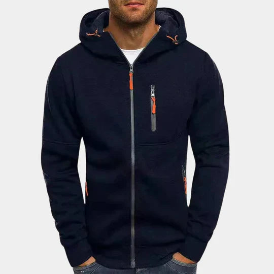 Lune London | Men's Sweatshirt with Hood and Zipper