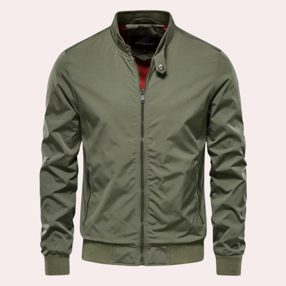Amarae | Men's summer jacket with high collar and zipper