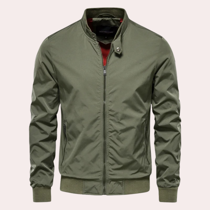 Amarae | Men's summer jacket with high collar and zipper