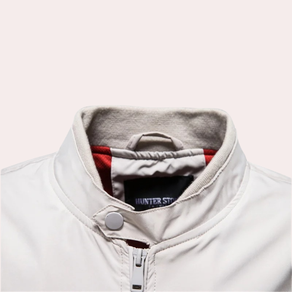 Amarae | Men's summer jacket with high collar and zipper