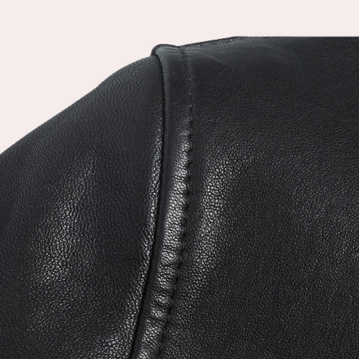 Amarae | Elegant Leather Jacket Men