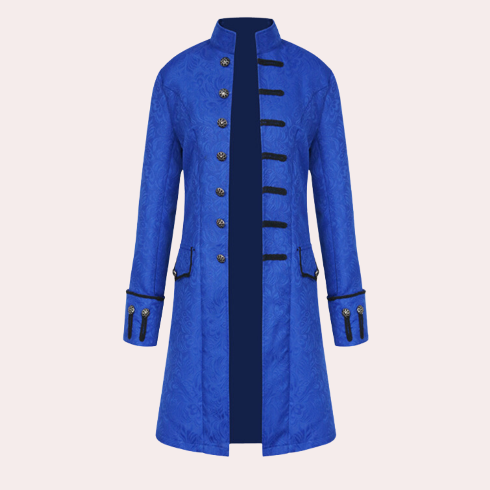 Amarae | Luxurious Long Coat in Vintage Style for Men