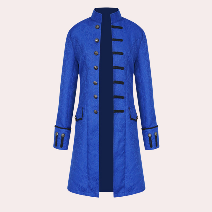 Amarae | Luxurious Long Coat in Vintage Style for Men