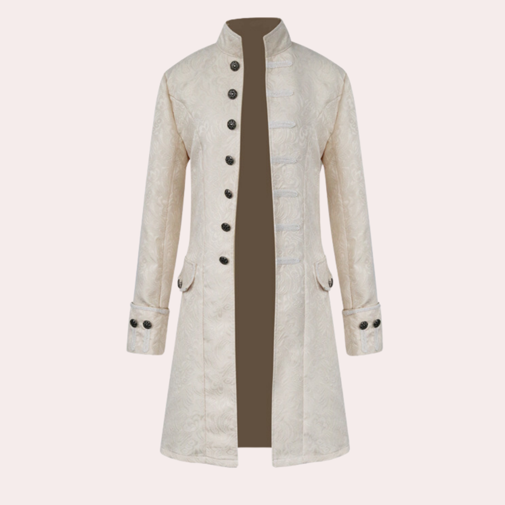 Amarae | Luxurious Long Coat in Vintage Style for Men