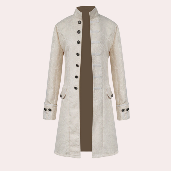 Amarae | Luxurious Long Coat in Vintage Style for Men