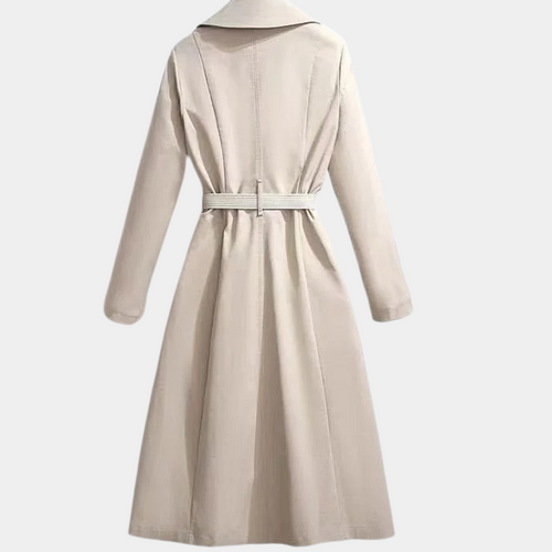 Amarae | Elegant Trench Coat Belt Versatile Luxury