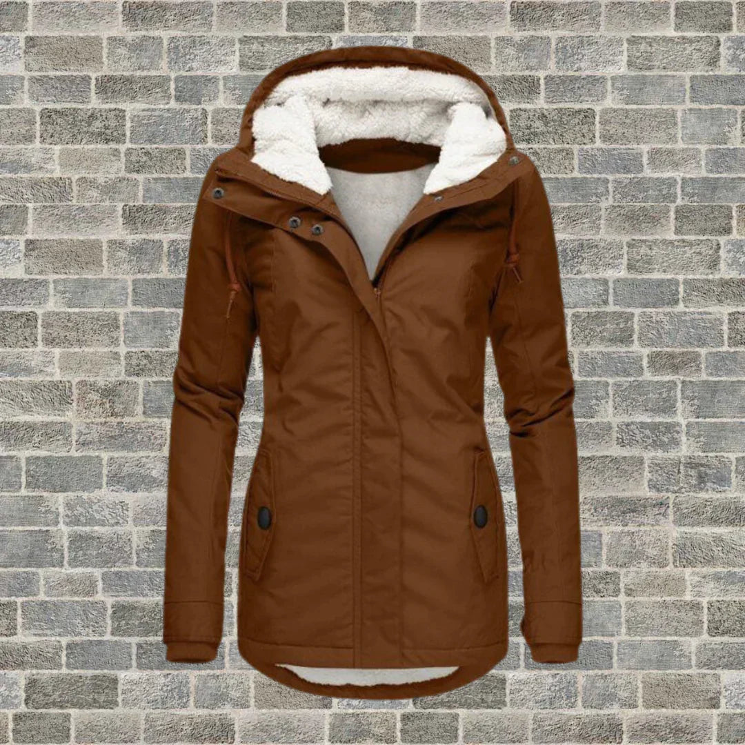 Lune London | Cotton pleated coat with hood