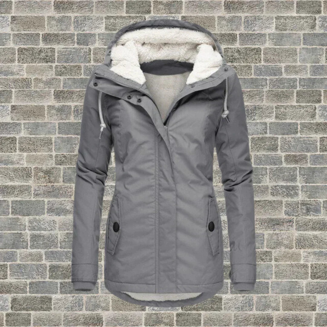 Lune London | Fashionable coat with hood for winter and autumn
