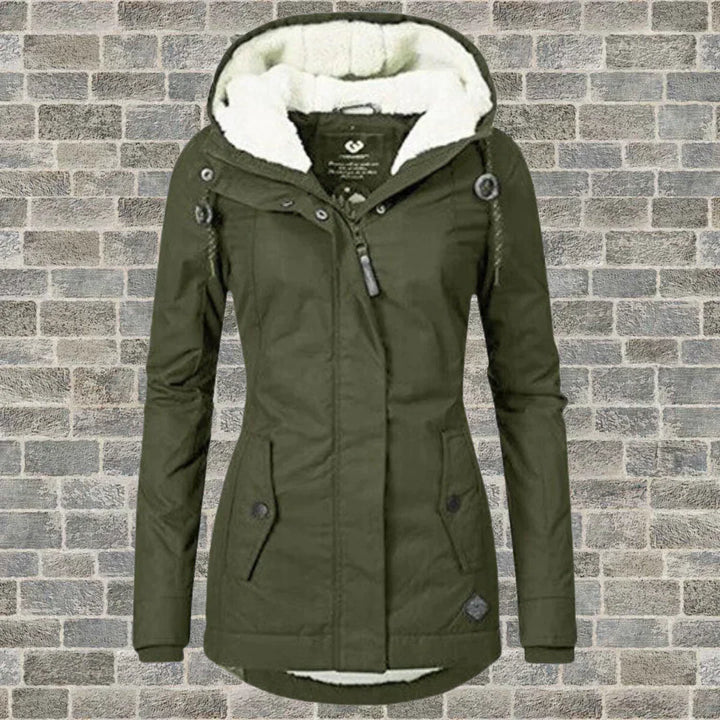 Lune London | Cotton pleated coat with hood