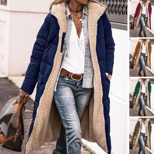 Amarae | casual women's fleece hooded coat – Various colors