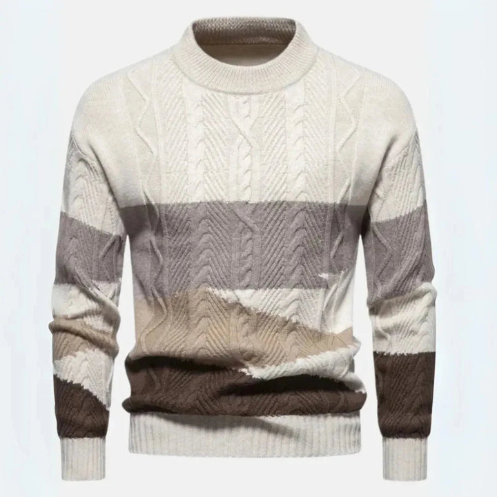 Lune London | Cable knit sweater for men - gradient design