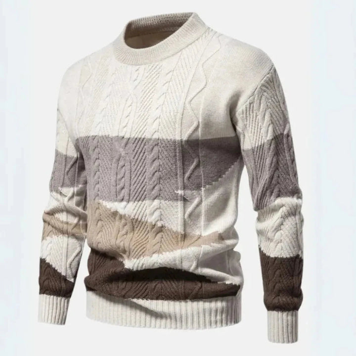 Lune London | Cable knit sweater for men - gradient design