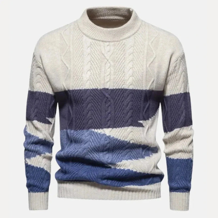 Lune London | Cable knit sweater for men - gradient design
