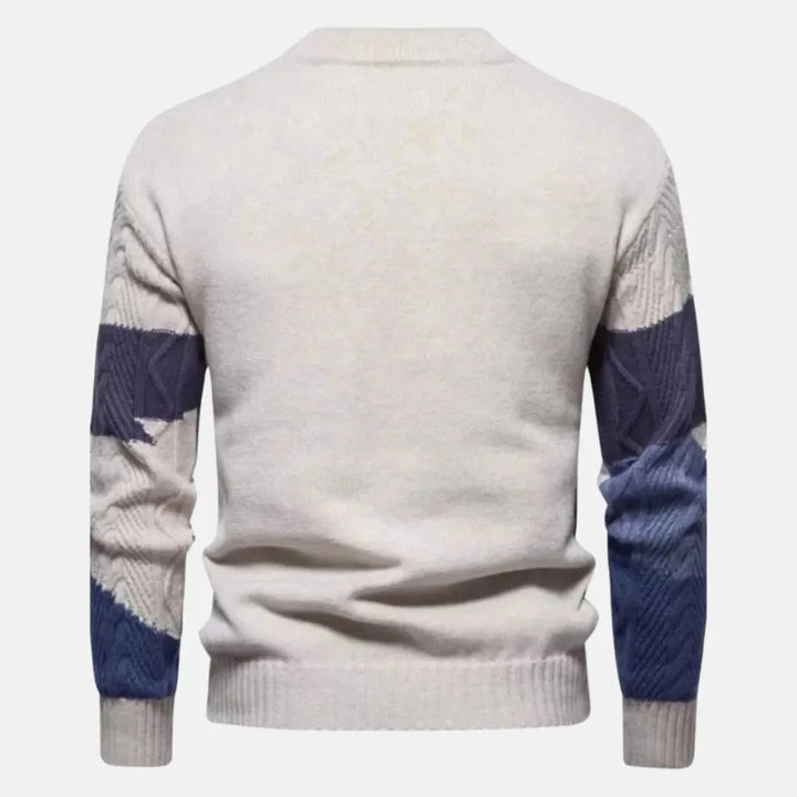 Lune London | Cable knit sweater for men - gradient design