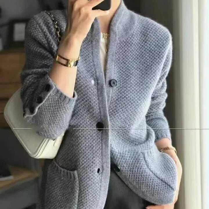 Lune London | Women's Cardigan, Button Closure - Regular Fit