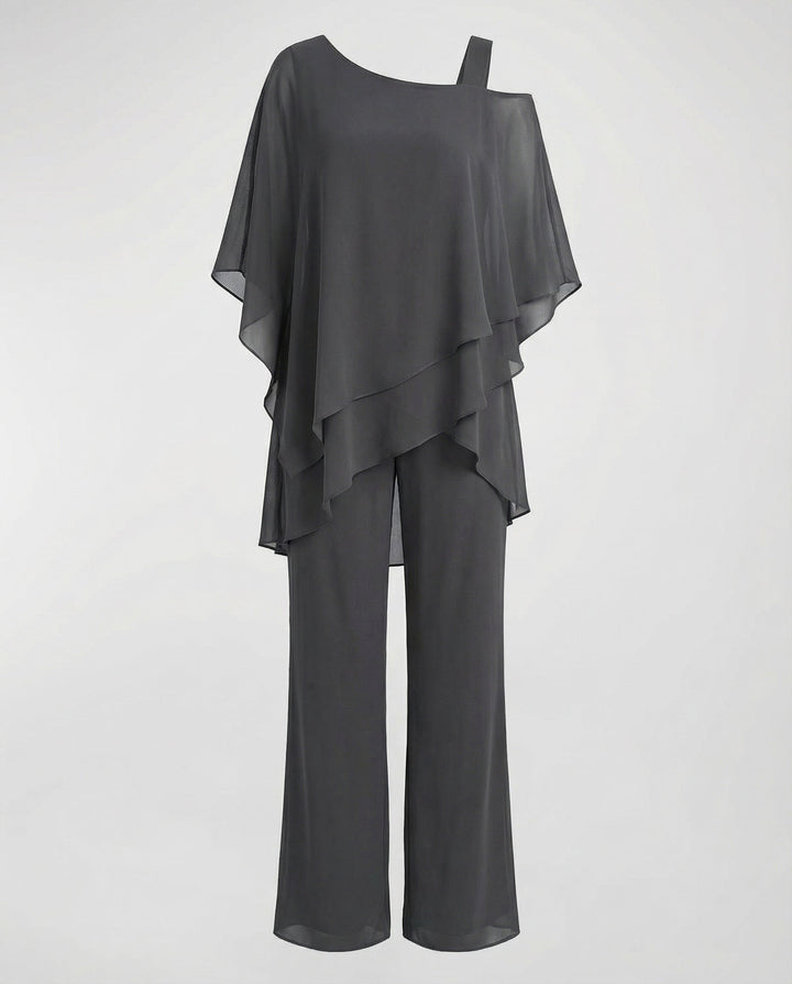Elegant Chiffon Evening Set Women | Amarae