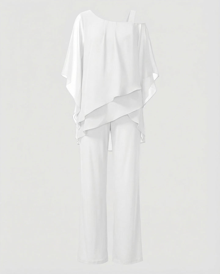Elegant Chiffon Evening Set Women | Amarae