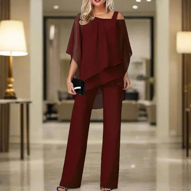 Lune London | Luxury Chiffon Set for Elegant Evenings